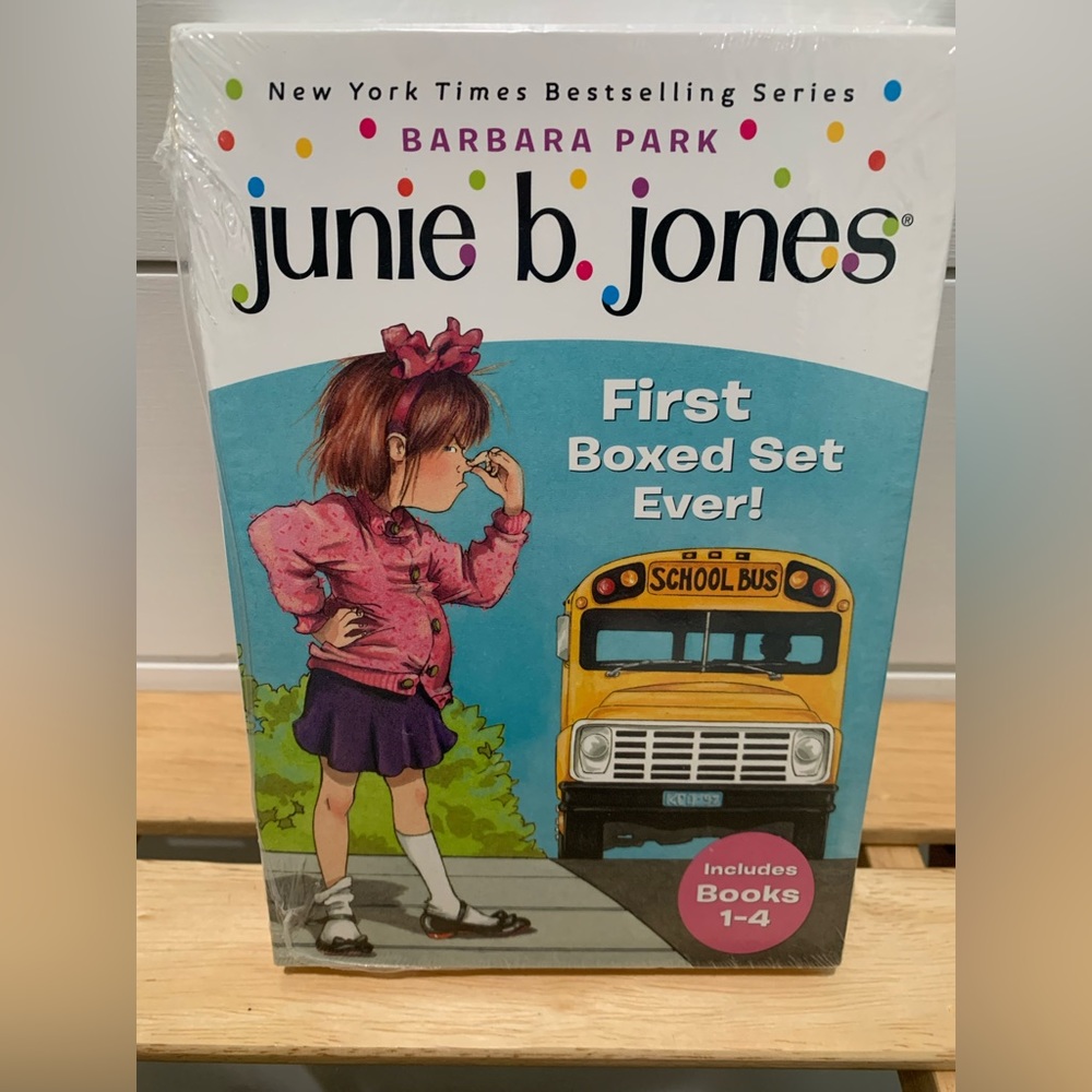 Junie B Jones, box set 1 - 4 Book. New never opened. Still in the plastic wrap.
